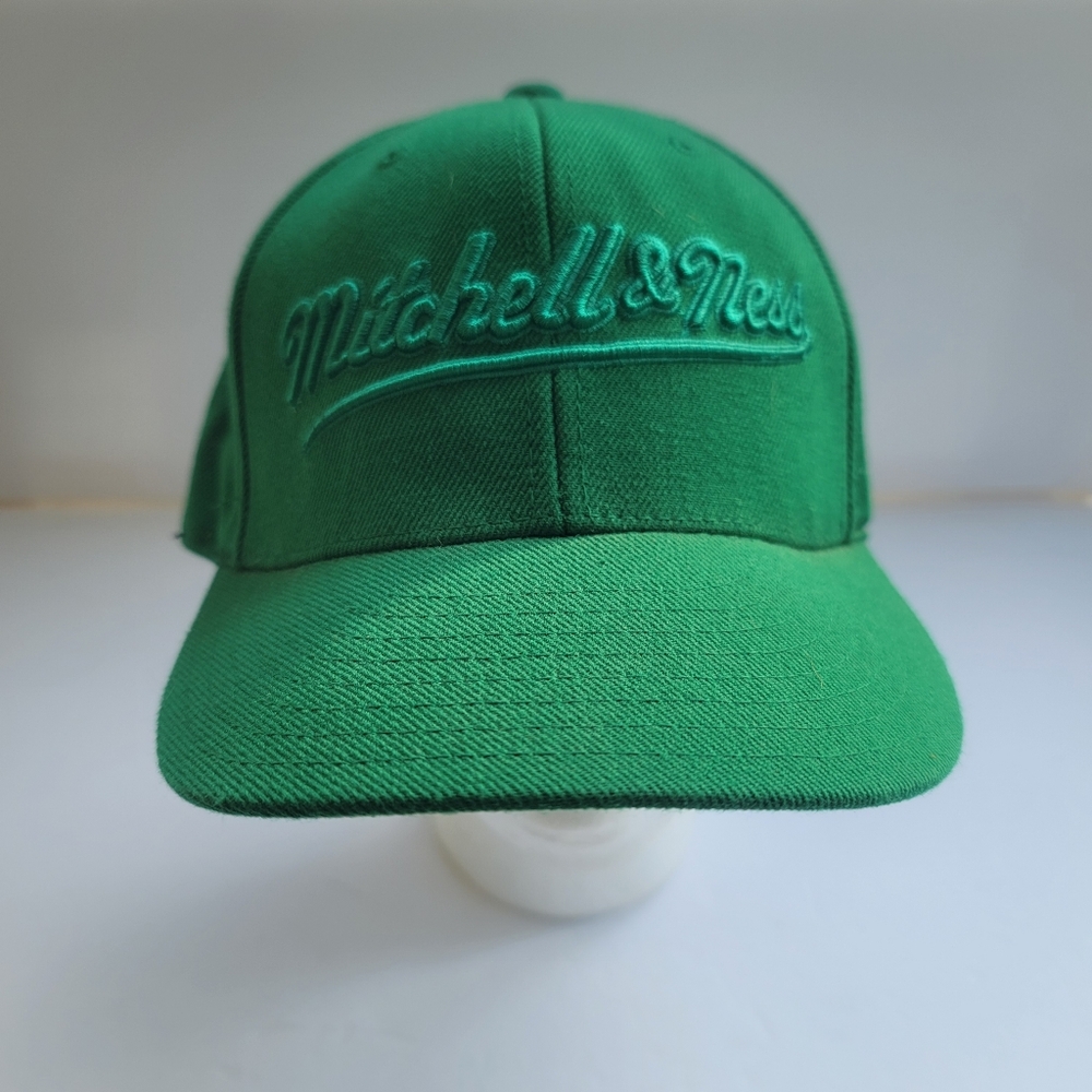 Mitchell & Ness Green Fitted Hat size 7.5